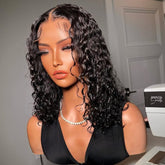 Peruca Lace Humana cacheada 40cm 13x4 HD - Laura